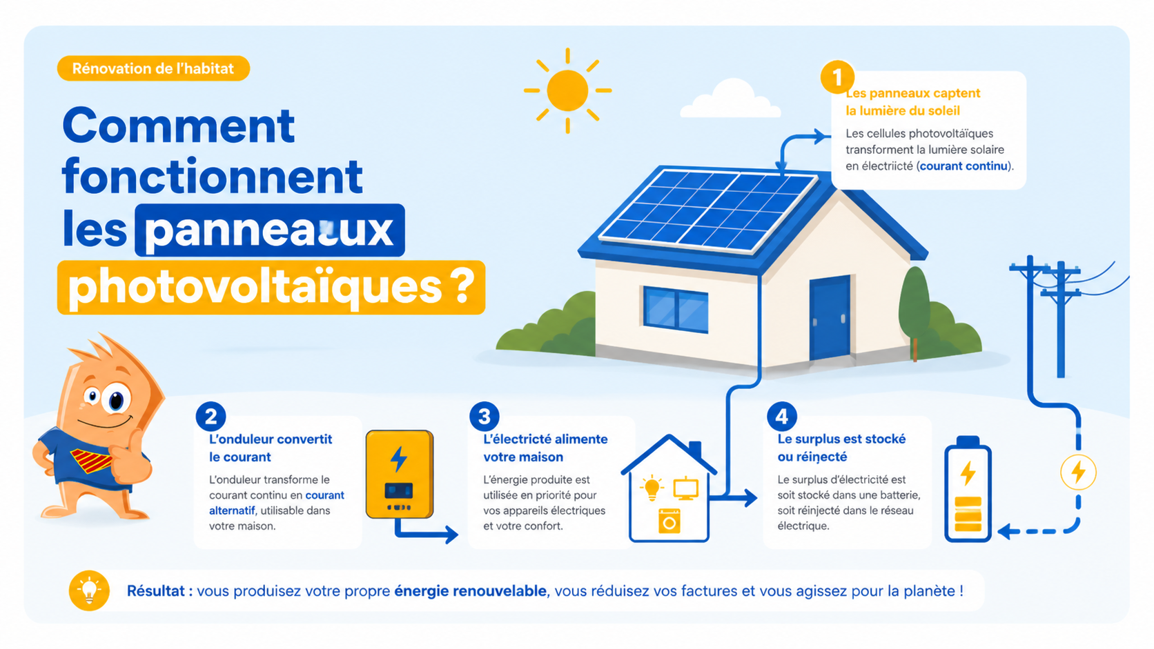 Comment fonctionnent les panneaux photovoltaïques ?